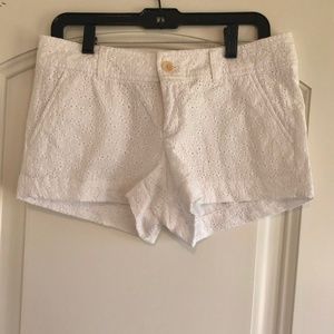 Lilly Pulitzer Shorts - White Eyelet